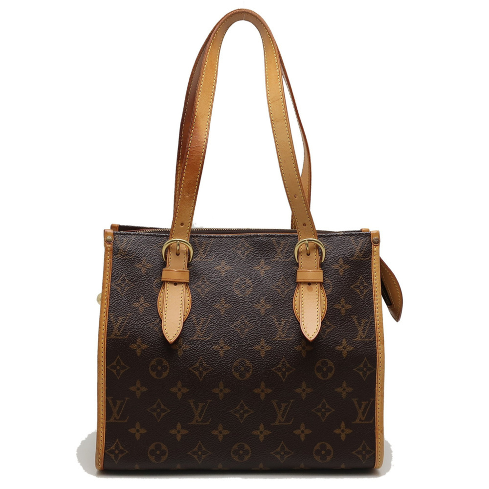 LOUIS VUITTON Monogram Popincourt O M40007 Shoulder Bag Brown Women's 450327